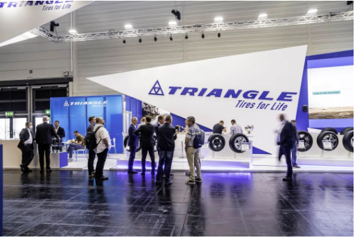 三角輪胎在展會上推出的乘用車胎、商用車胎、工程車胎等眾多明星產(chǎn)品，備受關(guān)注。