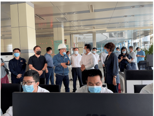 河北省生態(tài)環(huán)境廳黨組書記、廳長到龍星化工調研指導工作