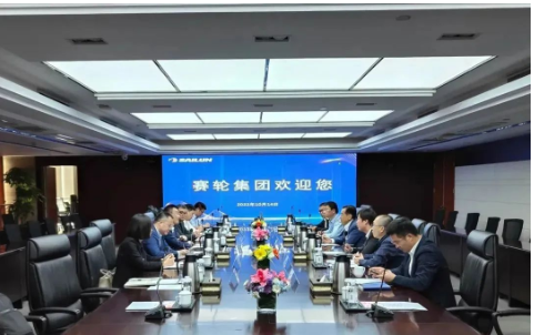 物產(chǎn)中大化工董事長，拜訪賽輪集團