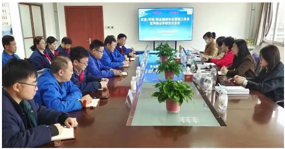 豪邁電纜集團通過質(zhì)量、環(huán)境和職業(yè)健康安全管理體系復評換證審核