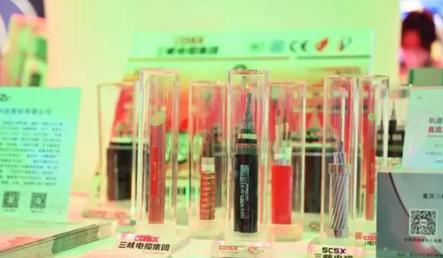 三峽電纜在展會現(xiàn)場展示了公司自主研發(fā)的一系列產(chǎn)品，其中包括重慶第一條軌道交通直流(FZ/FYS-GEA3DC)電纜、35kv軌道交通電纜以及礦物質(zhì)絕緣防火電纜(BTTZ、RTTZ、NG-A BTLY、BBTRZ)等。這些產(chǎn)品憑借其卓越的性能和質(zhì)量吸引了現(xiàn)場嘉賓和觀眾的高度關(guān)注。