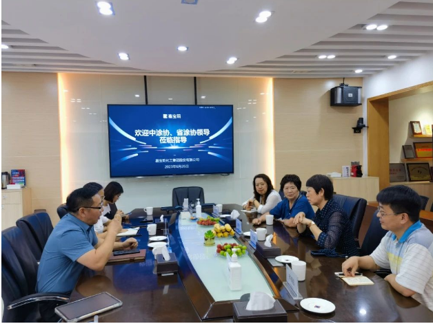 隨后，孫蓮英一行對廣東省重點涂料企業(yè)進(jìn)行了深入調(diào)研。