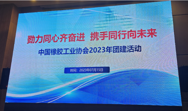 中國橡膠工業(yè)協(xié)會于7月14～17日在山東威海召開2023年度拓展培訓團建活動暨全體員工會議。此次會議共有59名來自各部門、分會(委員會)的員工參與，其中包括協(xié)會長徐文英、副會長兼秘書長雷昌純、監(jiān)事長、名譽會長鄧雅俐等重要成員。
